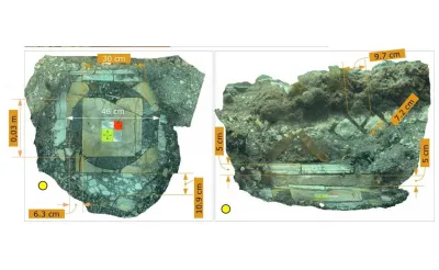 Napoli Sularında Bulunan Süslemeli Antik Roma Zemin
