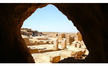 Mithras Tapınağı'nda gizli ayinlere katılanların konakladığı alan bulundu Mithras Tapınağı'nda gizli ayinlere katılanların konakladığı alan bulundu