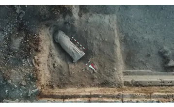 Blaundos Antik Kenti'nde Roma Döneminden Kadın Heykeli Gün Yüzüne Çıkarıldı Blaundos Antik Kenti'nde Roma Döneminden Kadın Heykeli Gün Yüzüne Çıkarıldı