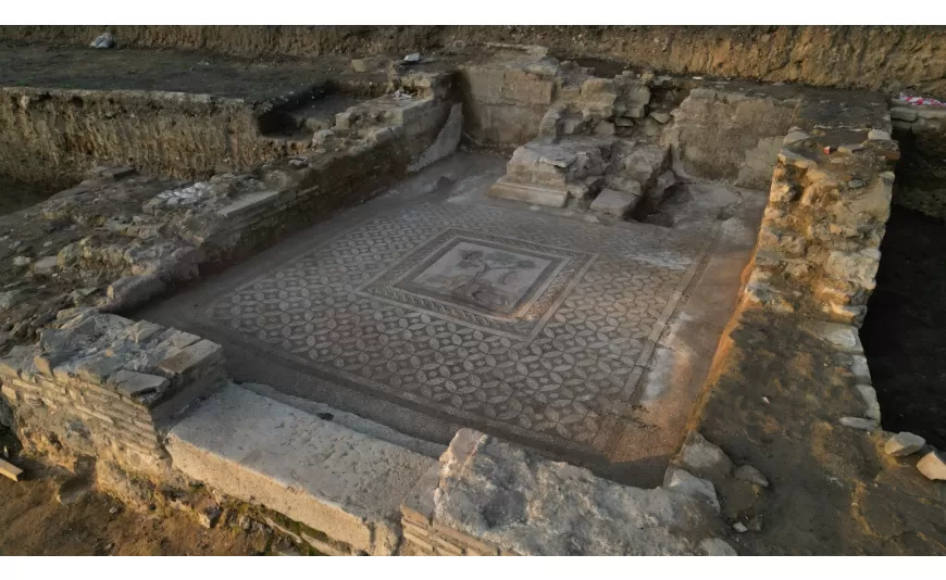 Prusias ad Hypium Antik Kenti'nde "aslanlı mozaik" bulundu