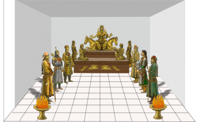 Türk tarihinde ilk kez bir Göktürk kağanının yüzünün olduğu bir toka bulundu