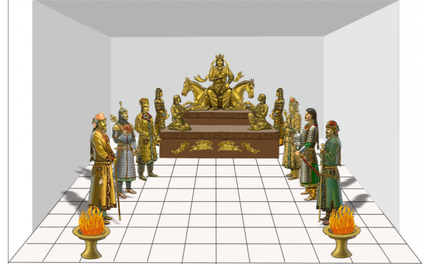 Türk tarihinde ilk kez bir Göktürk kağanının yüzünün olduğu bir toka bulundu