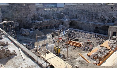 Kervanların mekanı 504 yıllık hanın restorasyonu bitmek üzere