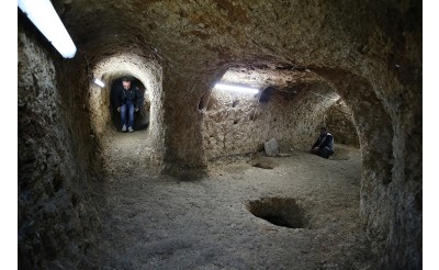 Sarayini'ne tünellerle bağlı yeni bir yer altı şehri keşfedildi