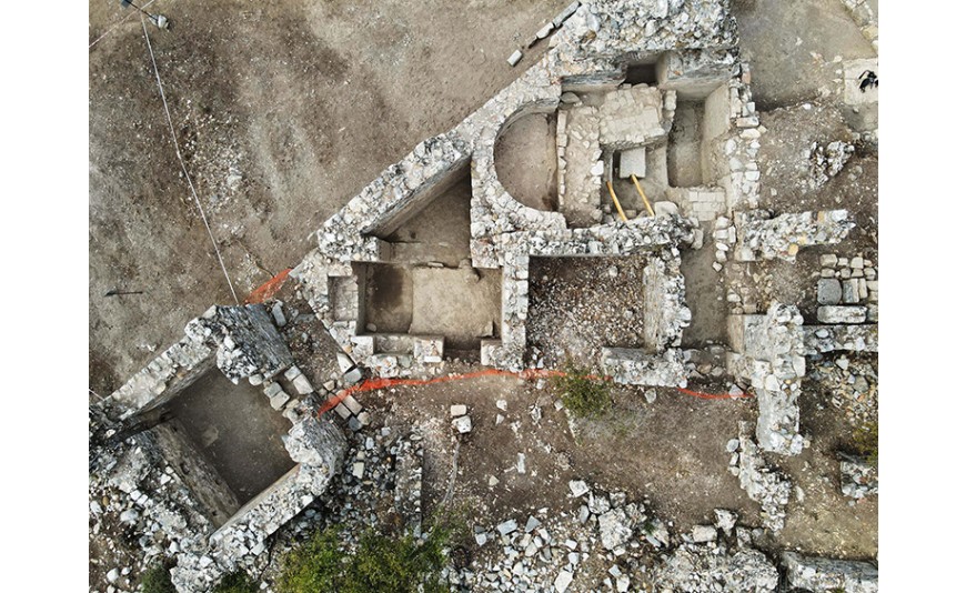 Kaunos Antik Kenti'nde Osmanlı dönemi türbe kalıntıları bulundu