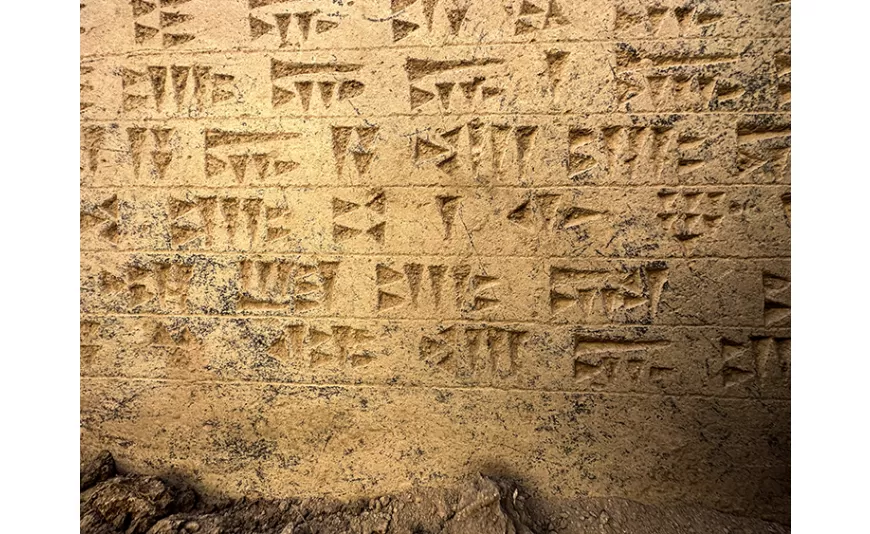 Van'daki Körzüt Kalesi'nde tapınak olduğu tahmin edilen yapı ve kitabeler bulundu