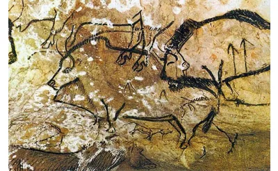 Fransa'nın güneyindeki Ariège bölgesinde yer alan Niaux Mağarası duvar resimleri