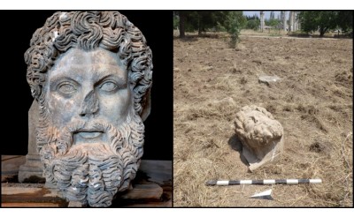 Aphrodisias Antik Kenti'nde "kolosal Zeus başı" bulundu