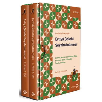 Evliya Çelebi Seyahatnamesi 2. Kitap 2 Cilt (Kutulu)