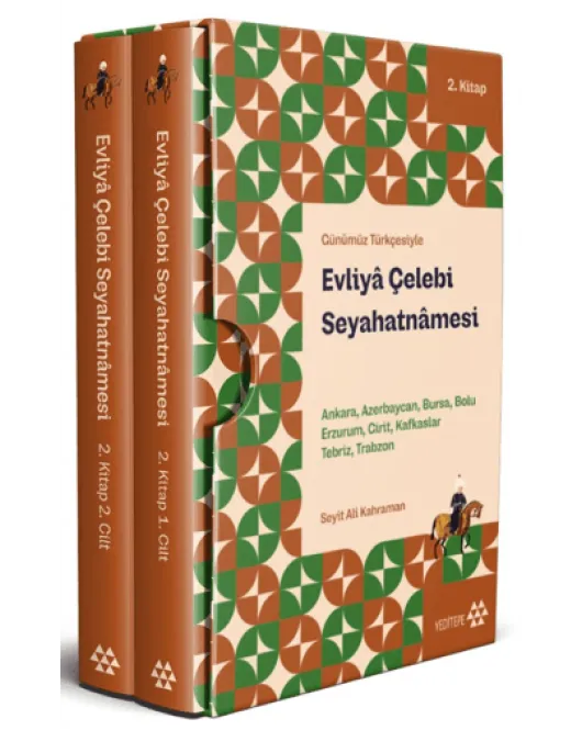 Evliya Çelebi Seyahatnamesi 2. Kitap 2 Cilt (Kutulu)