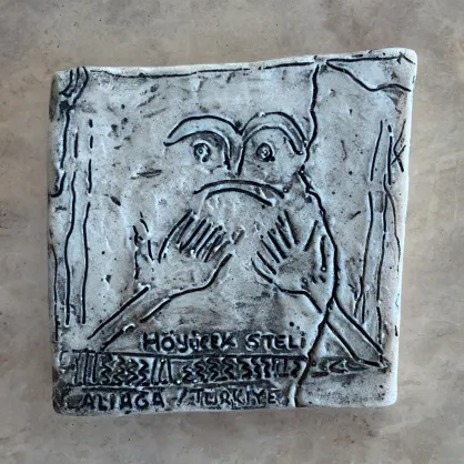 Helvacıköy Höyücek Steli Magnet Helvacıköy Höyücek Steli Magnet