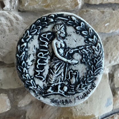 Elinde Defne Dalı Tutan Apollon Tasvirli Magnet