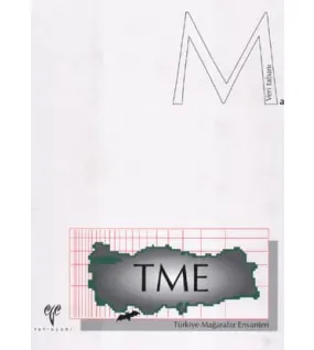 Türkiye Mağaralar Envanteri (TME) Klasör a-b Türkiye Mağaralar Envanteri (TME) Klasör a-b