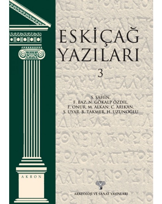 Eskiçağ Yazıları - 3 - Akron 3 Eskiçağ Yazıları - 3 - Akron 3