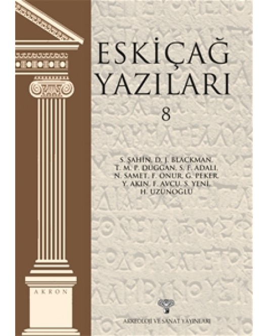 Eskiçağ Yazıları 8 - Akron 10 Eskiçağ Yazıları 8 - Akron 10